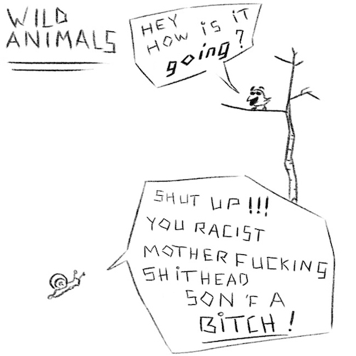 Cartoon: wildanimals (medium) by Bonville tagged wild,animals
