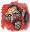 Cartoon: Danny Trejo (small) by lloyy tagged actors,movie,famous,caricatura