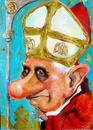 Cartoon: Benedicto XVI (small) by dimaz_restivo tagged religion