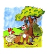Cartoon: Häuptling der Indianer.... (small) by irlcartoons tagged ostern,osterhase,indianer,hühner,huhn,eier,ei,korb,federn,häuptling,federdieb,dieb,streik