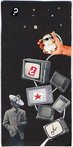 Cartoon: Telespectador (medium) by german ferrero tagged tele,tv,telespectador,viewer,antruejo,ger,collage