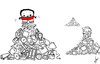 Cartoon: Individualismo (small) by german ferrero tagged individualismo,decrecimiento,economia,consumo,consumidor,mercado