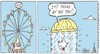 Cartoon: Big Wheel! (small) by noodles cartoons tagged dog,big,wheel,fair,amusement
