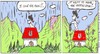 Cartoon: thistles!. (small) by noodles cartoons tagged hamish,scotty,dog,scotland,thistles