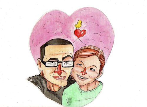 Cartoon: Valentin day (medium) by MonitoMan tagged valentin,day