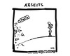 Cartoon: Abseits (small) by wacheschieben tagged abseits