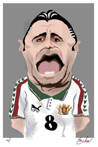 Cartoon: Hristo Stoichkov (medium) by Bravemaina tagged stoichkov,bulgaria,soccer,football