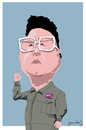 Cartoon: Kim Jong-il (small) by Bravemaina tagged kim,jong,il