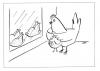 Cartoon: Parental Control (small) by Mihail tagged chicken parents children window shop naked 