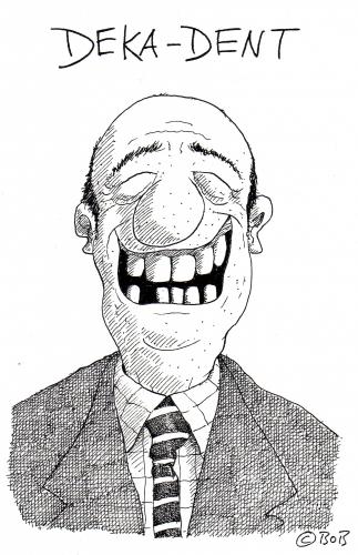 Cartoon: ohne Titel (medium) by Christian BOB Born tagged lachen,zehn,zähne,zahnarzt,dekadent,cartoon,dekadent,zahn,zähne,gesundheit,gebiss,karies,lachen