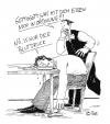 Cartoon: Gottogott... (small) by Christian BOB Born tagged blutdruck,essen,schlapp,totindersuppe