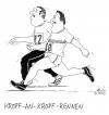 Cartoon: Kropf (small) by Christian BOB Born tagged sport,dauerlauf,wettkampf,rennen,jodmangel,kropf