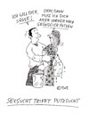 Cartoon: Mehr mehr... (small) by Christian BOB Born tagged sucht,gesellschaft,krankheiten,gefahr,siech,sex,putzen