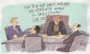 Cartoon: o.T. (small) by Christian BOB Born tagged hierarchie chef mitarbeiter betrieb männer sitzung