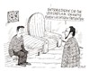 Cartoon: Verspätung (small) by Christian BOB Born tagged analytiker,psychiater,patient,geduld,couch,wichtig,unwichtig