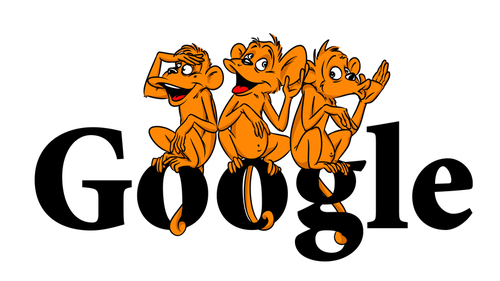 Cartoon: Google - more info (medium) by fengai tagged monkeys,google,hear,see,speak,info