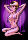 Cartoon: pinup girl (small) by elle62 tagged pinup gir