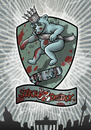 Cartoon: Search and Destroy Poster (small) by elle62 tagged undead bear skateboarding berlin