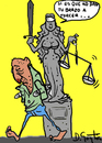 Cartoon: JUSTICIA CIEGA (small) by David Goytia tagged ley juicio desorden