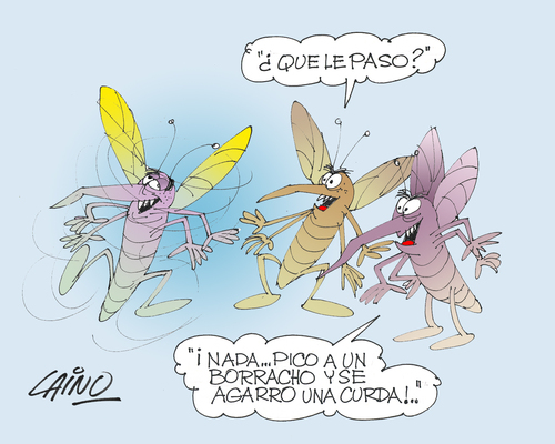 Cartoon: Mosquitos (medium) by LAINO tagged mosquitos