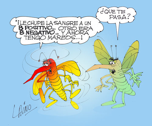 Cartoon: Mosquitos (medium) by LAINO tagged mosquitos