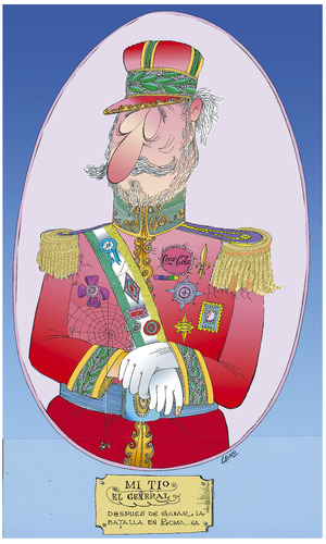 Cartoon: My Uncle The General (medium) by LAINO tagged uncle,general