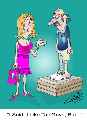 Cartoon: Tall Guys (medium) by LAINO tagged guys,tall