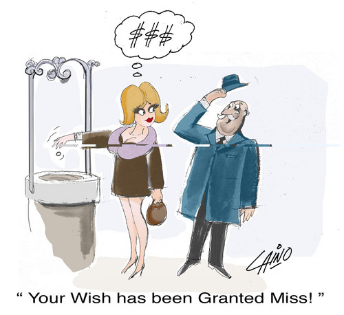 Cartoon: The Wish (medium) by LAINO tagged wish