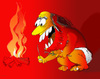 Cartoon: Fire!!! (small) by LAINO tagged fire stone age