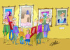 Cartoon: Museum (small) by LAINO tagged museum