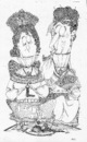 Cartoon: My Two Aunts (small) by LAINO tagged aunts