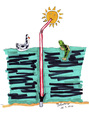 Cartoon: Sonnenöl (small) by Blogrovic tagged ölpest,golf,von,mexiko,sonnenöl,bp