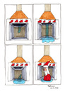 Cartoon: W-1000 (small) by Blogrovic tagged adventskalender,terminator,1000,kamin,weihnachtsmann,santa,chimney