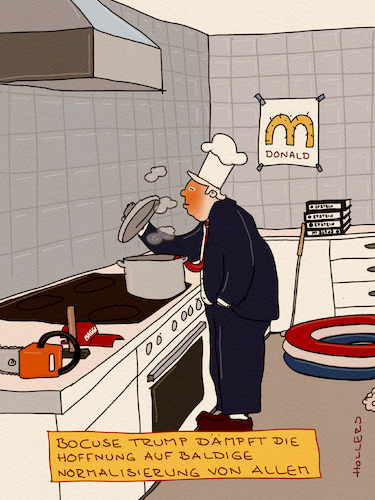 Cartoon: Dämpf it! (medium) by hollers tagged trump,hoffnung,dämpfen,koch,usa,epstein,pool,golfplatz,maga,maggi,demokratie,trump,hoffnung,dämpfen,koch,usa,epstein,pool,golfplatz,demokratie