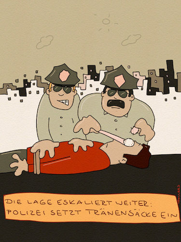 Cartoon: Tränensäcke (medium) by hollers tagged usa,eskalation,trump,republikaner,nationalgarde,ice,gewalt,tränengas,tränen,tränensäcke,demokratie,usa,eskalation,trump,republikaner,nationalgarde,ice,gewalt,tränengas,tränen,tränensäcke,demokratie