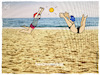 Cartoon: Beachvolleyball (small) by hollers tagged beach,volleyball,water,sand,play,ball,sports