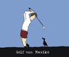 Cartoon: Golf von Mexiko (small) by hollers tagged ölpest,golf,mexiko,artensterben