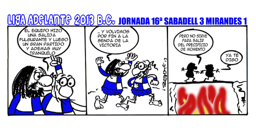 Cartoon: Division Maldita 16 (medium) by rebotemartinez tagged liga,adelante,sabadell