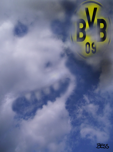 Cartoon: cloud face 26 (medium) by besscartoon tagged besscartoon,bess,face,abstieg,tabelle,bundesliga,fussball,dortmund,logo,bvb,cloud,himmel,wolken