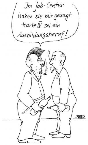 Cartoon: ohne Titel (medium) by besscartoon tagged besscartoon,bess,hartz4,jobcenter,männer,mann