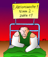 Cartoon: Aktionswoche (small) by besscartoon tagged krank,krankenhaus,gips,geld,bess,besscartoon