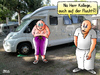 Cartoon: Auf der Flucht (small) by besscartoon tagged camping,urlaub,ferien,camper,flucht,wohnmobil,bess,besscartoon