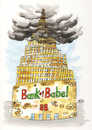 Cartoon: Bank of Babel (small) by besscartoon tagged bank krise wirtschaft misswirtschaft geld bess besscartoon