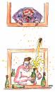 Cartoon: Sektlaune (small) by besscartoon tagged männer,fest,alkohol,fete,feiern,sekt,bess,besscartoon