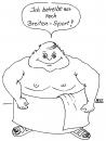 Cartoon: Breiten-Sport (small) by besscartoon tagged mann,fett,sport,breitensport,bess,besscartoon