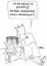 Cartoon: Gutmütigkeit (small) by besscartoon tagged mann arbeit arbeitsplatz baumstamm stumpf henker bess besscartoon