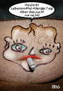 Cartoon: Lebensmittel-Allergie-Tag (small) by besscartoon tagged gesundheit,krank,bauch,mann,rauchen,lebensmittel,allergie,tag,essen,trinken,bess,besscartoon