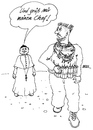 Cartoon: Liebe Grüße (small) by besscartoon tagged religion,kirche,katholisch,islam,attentäter,terrorismus,bess,besscartoon