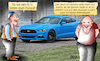 Cartoon: Mustang (small) by besscartoon tagged ford,mustang,auto,automobil,usa,amischlitten,verkehr,hafer,wiehern,auspuff,pferdeäpfel,bess,besscartoon
