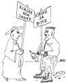 Cartoon: Oh Gott oh Gott (small) by besscartoon tagged kirche,katholisch,religion,pfarrer,papst,penner,bess,besscartoon